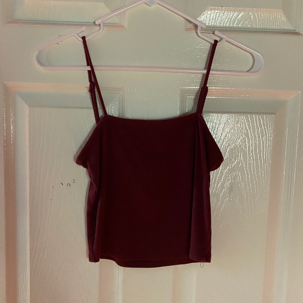 Burgundy CropTop